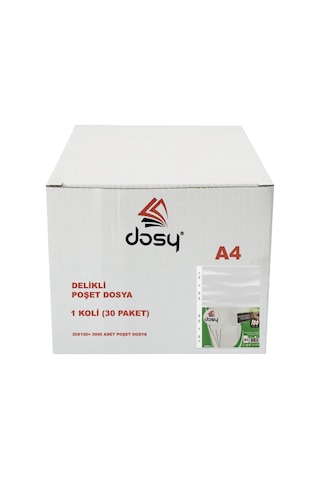 Dosy Pp Poşet Dosya A4 1 Koli 30 Pkaet 1