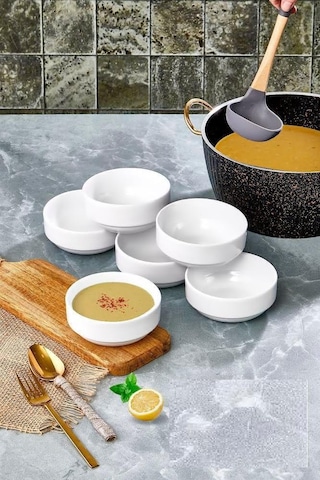 Cooker Ckr4000 12 Cm 12'li Porselen Joker - Çorba Kasesi