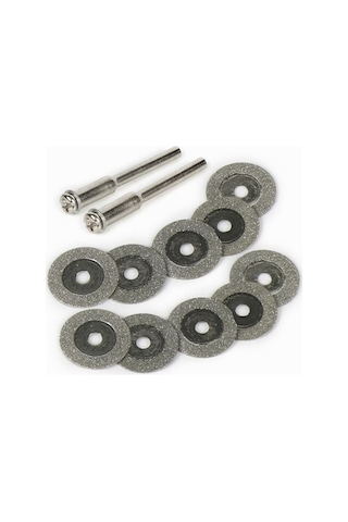 12 Parça 16 Mm Elmas Taşlama Diski Minii Dairesel Disk