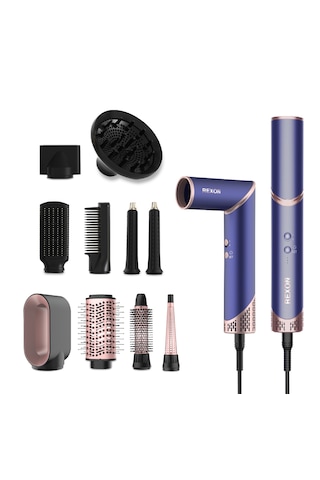 Rexon Flex 10-ın-1 Hot Air Wrap Saç Kurutma ve Şekillendirme Seti