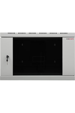 Canovate 12U 19'' 600X600Mm Duvar Tipi Kabinet Tek Gövdeli Gri