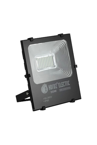 Horoz Leopar-50 50w Led Projektör Siyah 6400k Ip65 Çok Renkli