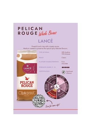 Pelıcan Rouge Lance Çekirdek Kahve 1 Kg Çekirdek Kahve