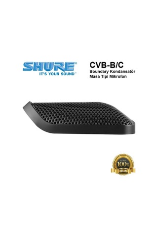 Shure Cvb-B/c Boundary Kondansatör Masa Tipi Mikrofon