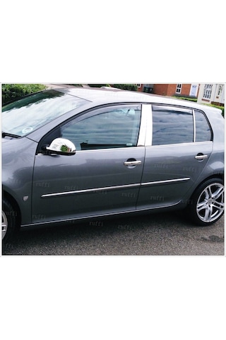 Vw Golf 5 Krom Cam Çıtası 4 Prç. 2004-2009 P. Çelik