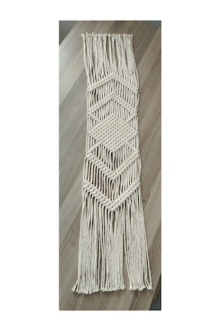 Makrome Yemek Servisi Takımı Makrome Runner Makrome Masa Örtüsü Krem Makrome Yemek Servisi Takımı Makrome Runner Makrome Masa Örtüsü Krem