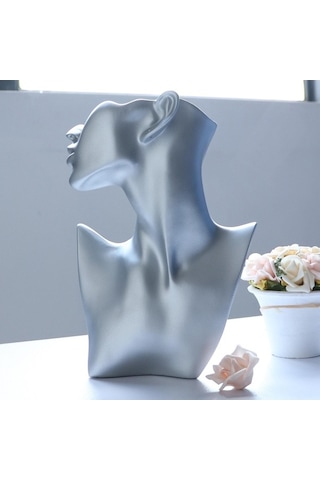 Trendooze Vitrin Tutucu Stili Sergileme Reçine Reçine Mücevher Malzeme L Kolye Gümüş A-l Fb