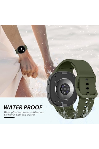 Samsung Galaxy Uyumlu Watch 8 40mm 44mm Classic 46mm Lansman 1-1 Kordon Spor Silikon Band