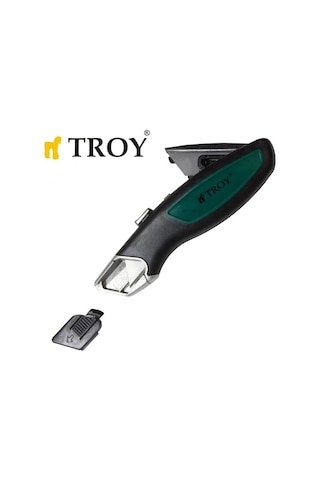 Troy 21606 Profesyonel Trapez Maket Bıçağı, 2 Yedek Bıçaklı