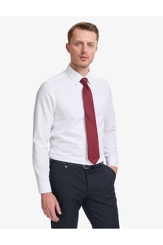 Pierre Cardin Erkek Beyaz Gömlek Desenli 50325354-vr013
