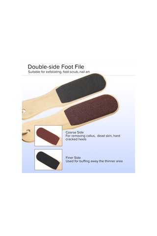 Shineyee Ahşap Tabanlı Çift Taraflı Ayak Çalı Kaldırıcı - 4 Adet Set, Pürüzsüz Ayak İçin Ergonomik Pedikür Aracı