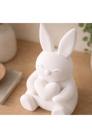 Sevgililer Gününe Özel 3d Baskı Dekoratif Tavşan - Aşkın En Sevimli Hali