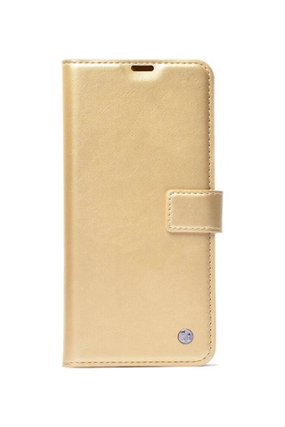 Huawei Nova 9 Se Kılıf Zore Kar Deluxe Kapaklı Kılıf Gold