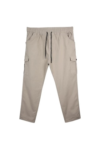 Kargo Cepli 100 Kilo-180 Kilo Arası Için Uygun Erkek Büyük Beden Gabardin Pantolon Taş