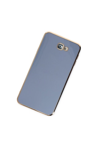 Newface Samsung Galaxy Uyumlu J7 Prime Kılıf Volet Silikon Semeglbl - 23 - Mavi