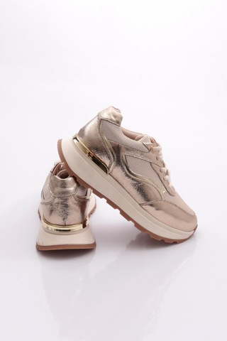 Dgn 81184 Kadin Sneaker Ayakkabi Altın