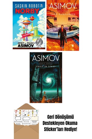 Şaşkın Robot Norby + Vakıf Kurulurken Vakıf Serisi 6. Kitap + Vakıf In Sınırı Vakıf Serisi 4. Kitap