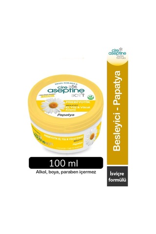 Cire Aseptine Soft Papatya Özlü Besleyici Prebiyotikli Krem 100 Ml Aloe Vera