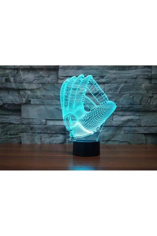 Wealthglow Renk Değiştiren 3d Dekoratif Şekilli Led Lamba - 12 Cm R1mrjv Siyah