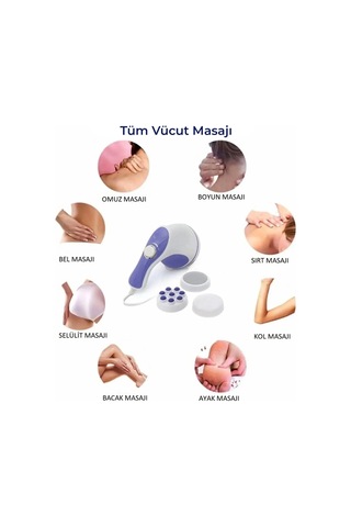 Ma - 118 Super Effective Masaj Aleti Zayıflama Selülit Sıkılaştırıcı Rahatlama 4741 Açık Mavi