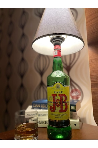 Jb Şişe Abajur Tasarım Gri