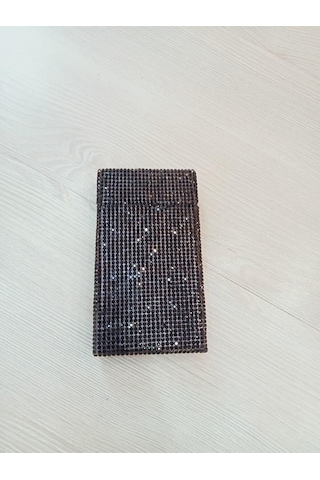 Nesgıft Siyah Swarovski Taşlı Slim (İnce) Uzun Sigara Kutusu