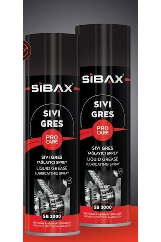 Sibax Sıvı Gres Yağlayıcı Sprey 500 ML Sibax Sıvı Gres Yağlayıcı Sprey 500 ML