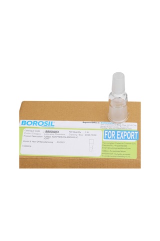 Borosil Cam Adaptörü Büyütme 24 29 19 26 Şilif Genişletme