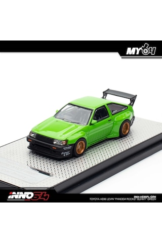 Inno 1/64 Toyota Ae86 Levin " Pandem Rocket Bunny" Green Çok Renkli