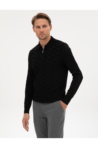 Pierre Cardin Erkek Siyah Kazak /triko 50315688-vr046 Siyah