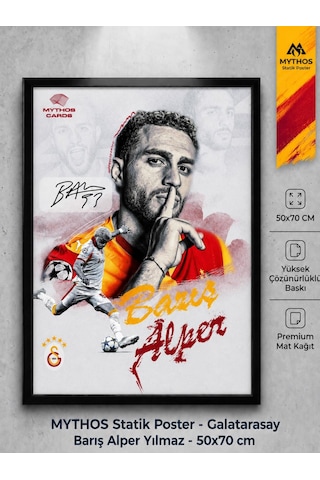 Mythos Statik Poster Galatarasay Barış Alper Yılmaz 50x70 Cm
