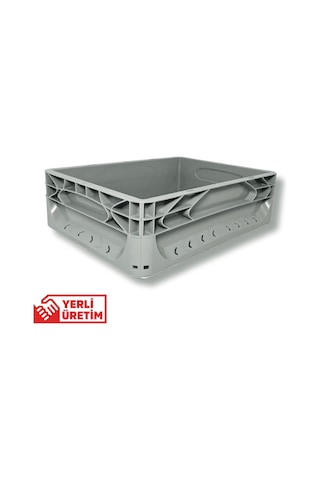 Alpbx Gıdaya Uygun Gri Hamur Pasası 40x30x12 CM - 12 L
