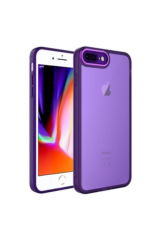 Apple Uyumlu iPhone 7 Plus Kılıf Kamera Korumalı Transparan Zore Post Kılıf