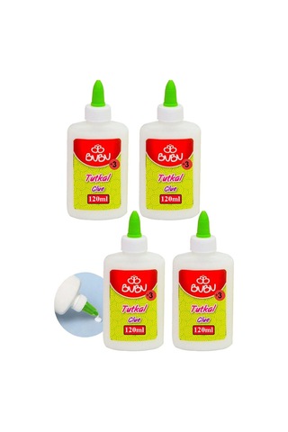 Beyaz Tutkal 120 Ml 4 Adet Bubu Beyaz Mobilya Tutkalı 150 Gr Ahşap Tutkalı Su Bazlı Çok Amaçlı Beyaz Tutkal