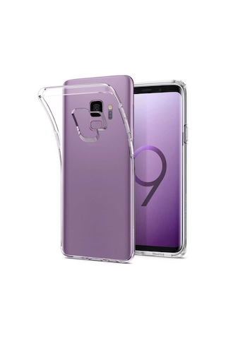 Galaxy S9 Kılıf Zore Şeffaf Ince Ve Esnek Süper Silikon Kılıf Renksiz