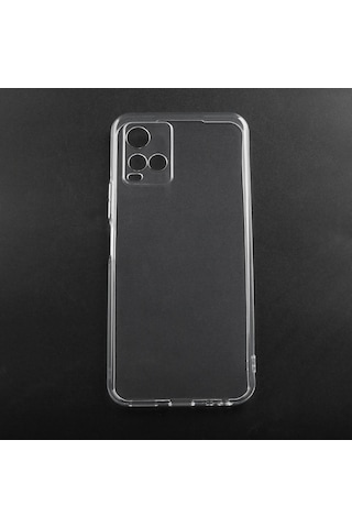 Rba Aksesuar Vivo Y21s Kılıf Rba Süper Silikon Kapak - Renksiz Çok Renkli