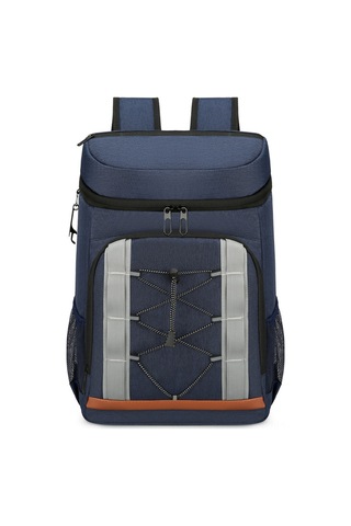 Qingmipy Dış Mekan Piknik Ve Kamp İçin Çift Katlı Isı Yalıtımlı Aluminyum Folyo Çanta, Su Geçirmez, Uzun Süre Isı/soguk Saklama Mavi Mavi