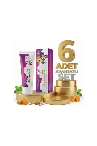 Naturalive Çocuk Diş Macunu 6x75 Ml/100 Gr