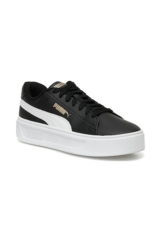 Puma Smash Platform V3 Kadın Sneaker Siyah Siyah