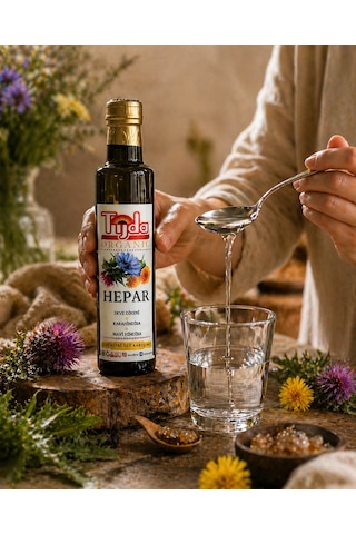 Hepar Deve Dikeni Karahindiba Mavi Hindiba Özü 250 ML