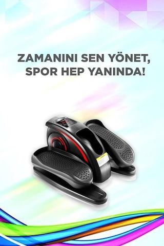 Torima Vep1001 Siyah Eliptik Kondisyon Bisikleti El Ve Ayak Egzersiz Pedalı Kumandalı Egzersiz Aleti Siyah