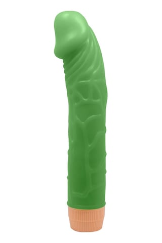 Lilitu Shop 22.5 CM Floresan Titreşimli Realistik Vibratör Penis Dildo - Bill