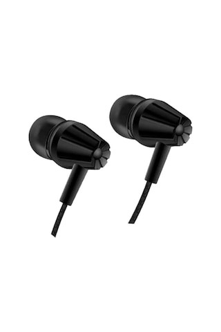 Lenipa Siyah Mikrofonlu Kablolu 3.5 Mm Jack Apple Uyumlu iPhone Samsung Xioami Stero Studio Kulakiçi Kulaklık