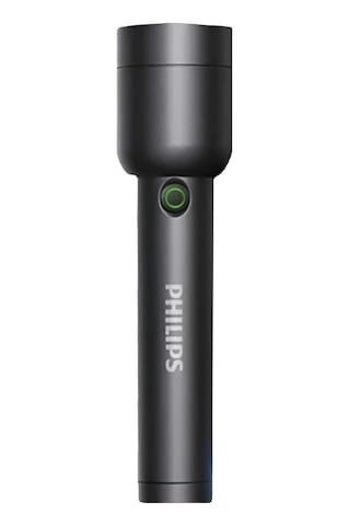 Philips SFL1236 3W 300 Lümen Şarj Edilebilir LED El Feneri Siyah | Ultra Hafif, 3 Işık Modlu (200MT Menzil, IP44 Su Geçirmez) (Ramwhite Garantili) Siyah