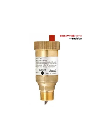 Honeywell Ea79a1004 Otomatik Hava Purjörü / Air Vent 3/4 X 1/2 Pirinç Hvac Hava Tahliye & Vakum Kırıcı