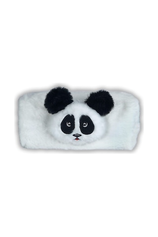 Yumuşak Peluş Kalemlik Beyaz