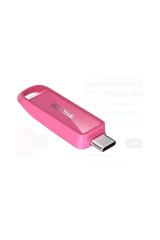 Sandisk Sdıxs0n-256g-gn6ng 256gb Phone Drive With Usb-c-128gb Seastar Pink Flash Bellek Kdo
