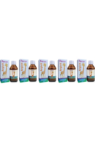Argivit Focus Şurup 150 Ml 5 Adet
