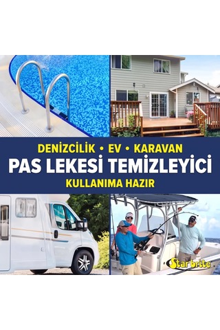 Starbrite - Pas Lekesi Çıkarıcı 650 Ml : Ovma Yok, Fırçalama Yok Pas Lekelerine Sprey Gücüyle Anında Son Verin