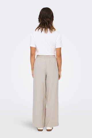 Only Onlaris Regular Fit Normal Bel Geniş Paça Pantolon Bayan Pantolon 15337956 Taş